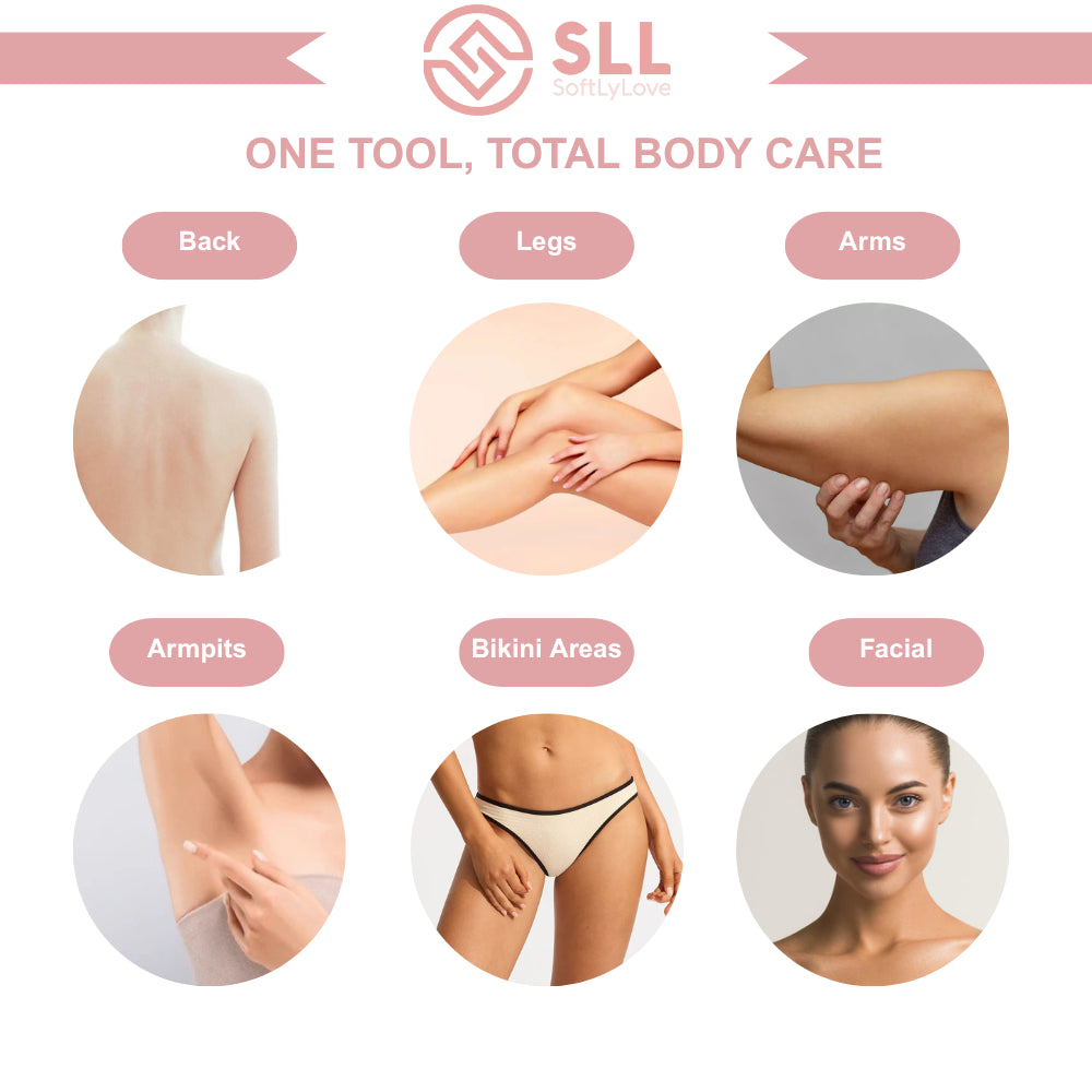 SOFTLYLOVE™ DUALGLOW 2  - IN - 1 SHAVER & PRECISION TRIMMER FOR WOMEN SLL001